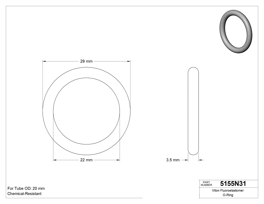 Technical drawing - 5155N31